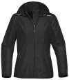 KX-1W Stormtech Ladies Nautilus Performance Shell Jacket Black colour image